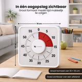 Leerklok - Aftelklok Kookwekker - Leer