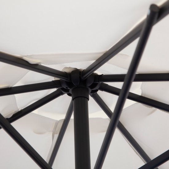Zweefparasol 300 cm Rond - Creme