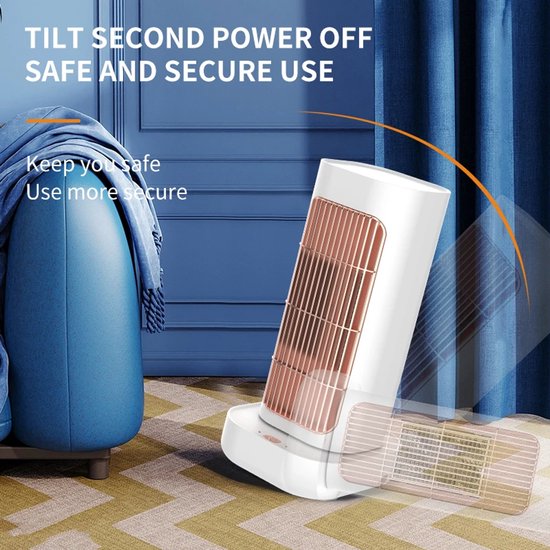 Heater - verwarming - ventilatorkachel - heaters elektrisch voor binnen - luchtverwarmer - Mini Airconditioner Ventilator Draagbare Ruimteverwarming En Koeling 1300W