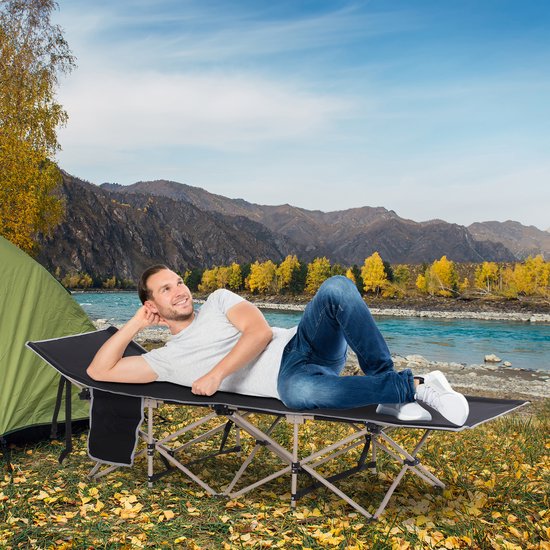 4goodz Veldbed Opvouwbaar Campingbed met Opbergtas