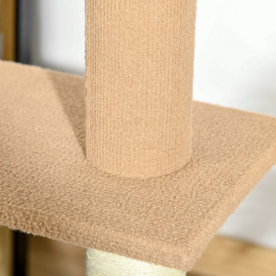 4goodz Krabpaal Plafondhoog 228-260 cm Verstelbaar Klimboom voor Katten