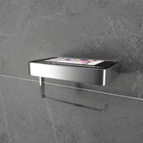 Luzzo® Piazzo Messing Toiletrolhouder met planchet - wc rolhouder