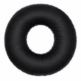 Oorkussen met Gat - Piercing Kussen - Donut Kussen voor Zijslapers - Kussen voor Gevoelige Oren - Verstelbare Vulling - Zwart