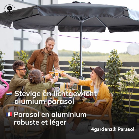 4gardenz® Parasol Kantelbaar