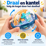 DMG Supply Maze Ball - 150 Levels - Puzzelbal - Breinbreker - Doolhofspel - Reisspel - Ø13 cm
