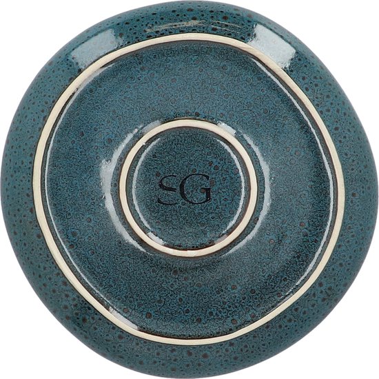 6 stuks Jade Groen - Reactive Glazing Aardewerk