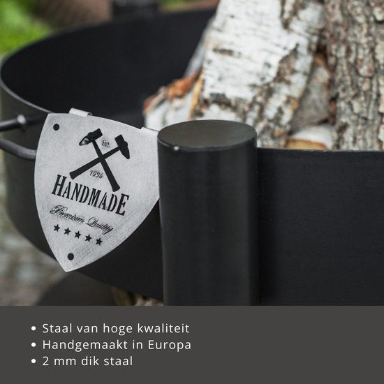 CookKing - Vuurschaal Ø - Vuurschaal BBQ - Staal - Zwart