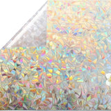 Raamfolie Glas in Lood - 90cm x 200cm - Zelfklevend - Anti Inkijk - Plakfolie - Decoratiefolie