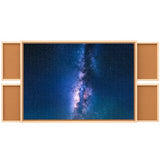 Puzzeltafel - Extra Groot Puzzelbord met Uitschuifbare Lades – Geschikt voor Puzzels tot 1.000 Stukjes - Puzzle Table