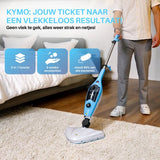 Kymo Stoommop - Stoomreiniger vloer - Stoomdweil - Vloerreiniger - Elektrische Dweil