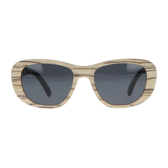 5one® Siena - houten dames zonnebril met grijze lens