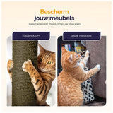 Kattenboom - Krabpaal voor Katten - 160 - Verwisselbare bladeren - Extra Stabiel