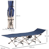 4goodz Veldbed Opvouwbaar Campingbed met Opbergtas
