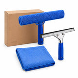 Glazenwasser set - 3-delig - Raamtrekker - Inwasser - Mircrovezeldoek - Ramenwas set - Raamwisser