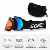 5one® Skibril Alpine 6 Skibril met Lenzen