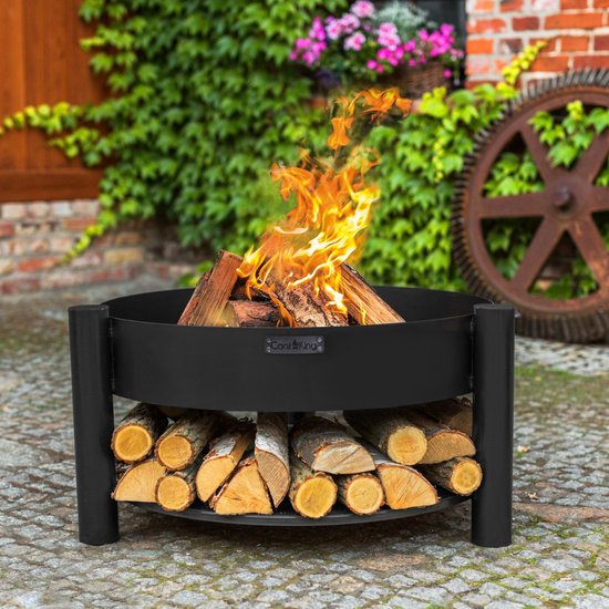 CookKing - Vuurschaal Ø - Vuurschaal BBQ - Staal - Zwart