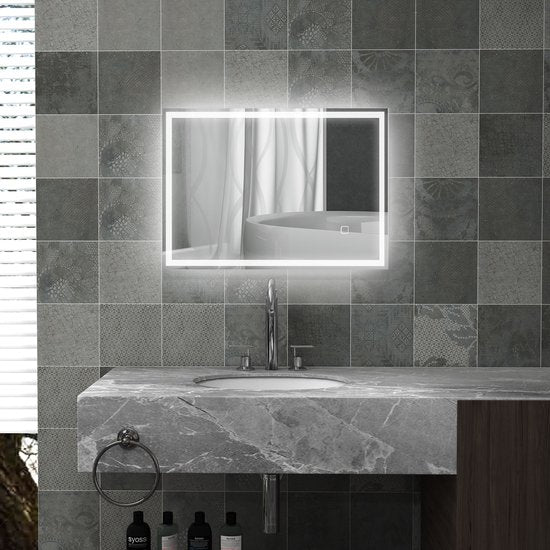 4goodz Badkamerspiegel LED - anticondens met Touch bediening