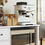 Keukenkast laag met open vak 80x35x72 cm - Wit