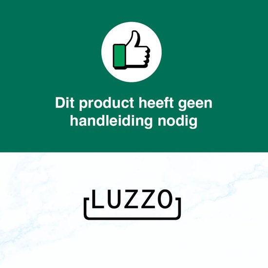 Luzzo® New York Push Afvalscheidingsprullenbak 18 ltr 2 bakken