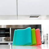 Koelkastmatten - Placemat - 9 stuks - Siliconen - 45 x 29 cm - 3 kleuren - Placemats - Ladematten