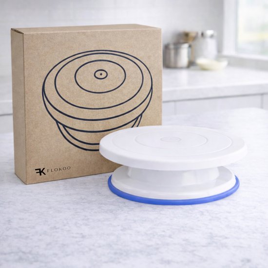 Taartplateau - Draaibaar Taartplateau Anti-slip - Draaiplateau Taart –Turntable Cake - Taartplateau - Draaitafel