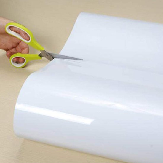 Whiteboard Folie XL Elektrostatisch (300 x 60 cm) - Whiteboard - Beschrijfbare Muurfolie - Elektrostatische Whiteboardfolie - Schoolbord Folie - Memobord Folie - Elektrostatische Folie