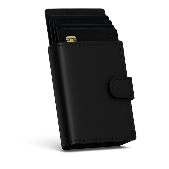 JB-Luxo Pasjeshouder - Uitschuifbaar - RFID Anti-Skim - Pasjes - en Aluminium