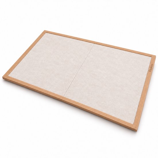 Opvouwbaar Puzzelbord voor 1000 Stukjes – Puzzelmat & Puzzelplaat 80 x 60 cm – Draagbaar Puzzelbord – Antislip Oppervlak – Beige