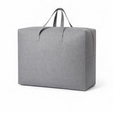Opbergtas Groot 58x46x28 cm – Draagbare Opbergzak met Handvat – Opbergbox voor Kleding, Dekens & Textiel – Vouwbaar & Ademend – Grijs