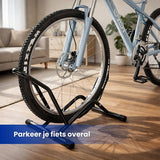 Fietsenrek Voorwiel of Achterwiel - Zwart - Fietsen Rek Racefiets, Mountainbike, Mtb - Achterwiel Standaard - Voorwiel Standaard - Bike stand