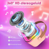 Vesfy Karaoke Set - Draadloze microfoon met Bluetooth 5.0 en LED verlichting
