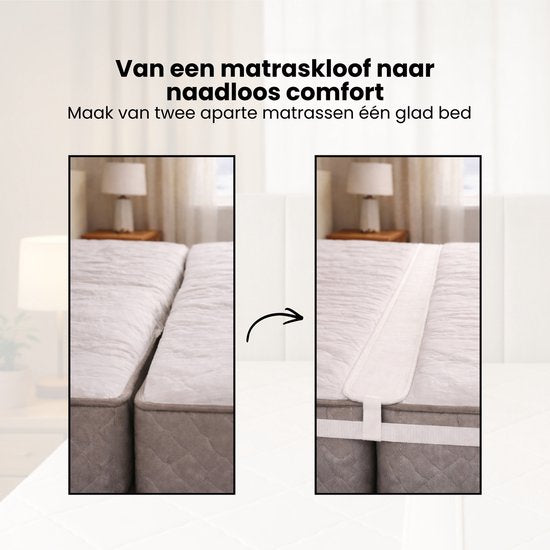 Matraswig met band - Liefdesbrug - Beddenverbinder - Tussenstuk Matras