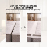Matraswig met band - Liefdesbrug - Beddenverbinder - Tussenstuk Matras