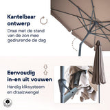 4gardenz® Parasol Kantelbaar