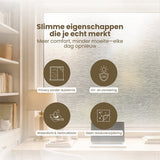 Raamfolie 60x200 cm – Zelfklevend & Statisch Hechtend – Privacy Folie voor Ramen – Zonwerende & Decoratieve Raamfolie – Eenvoudig Aan te Brengen – Waterdicht en Herbruikbaar