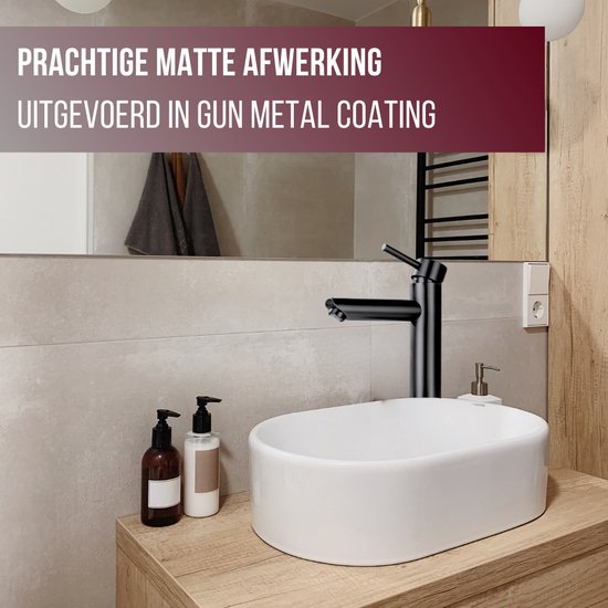 Luzzo® Como - RVS Wastafelkraan Hoog