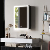 4goodz LED Spiegelkast Badkamer 50x70 cm Dimbaar Anti-condens Zwart