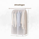 Kledinghoes XXL - Wit - 90 cm x 50 cm x 60 cm - Kledinghoezen - Kleding Beschermhoes - Kledingtas