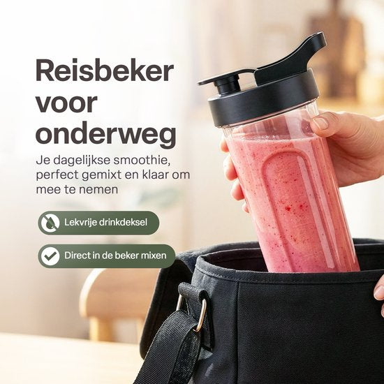 Chefino Blender Beker 700 ml - met - Smoothie Beker - voor Chefino Blender