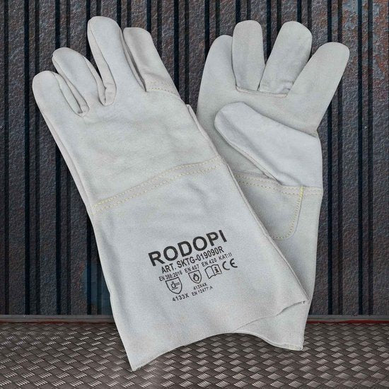 Rodopi® Lashandschoenen - 1 paar - Rundsplitleer - maat 10 XL
