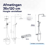 Luzzo® Regendouche met
