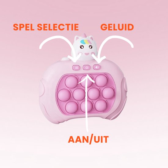 DMG Supply Pop It Game - Pop It - Pop Or Flop - Fidget Toy - Educatief Speelgoed
