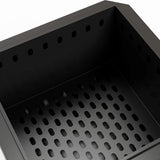 Vuurkorf incl. Aspook 48x48x41 cm - Zwart
