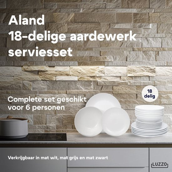 Serviesset 6 persoons Luzzo® 18