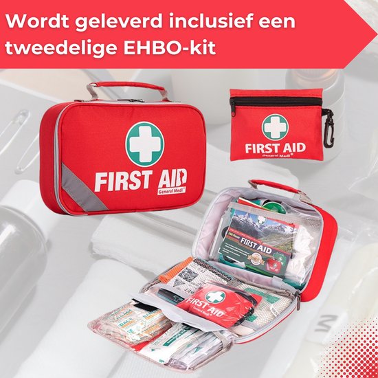 Bright Care® Noodpakket voor Thuis - Overleven bij Oorlog, Stroomuitval & Rampen - EHBO Kit - 2000mAh Noodradio met Powerbank - Overlevingspakket - 72+ uur Survival Kit