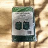 Tuinafvalzak - Set van 2 - Groen - 2x 272 liter - 77 x 67 cm - Tuinafvalemmer - Tuinafvalzakken opvouwbaar - Tuinzak