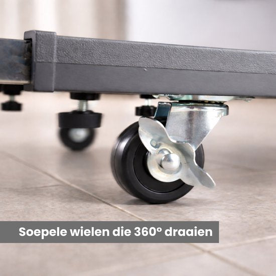 Transport Roller Verstelbaar - 300 KG - Verplaatser - Wasmachine Verhoger - Vaatwasser, Koelkast, Vriezer en Droger - Meubelroller - Transporthulp
