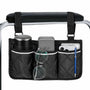 Rolstoeltas - Zwart - Armleuning Rolstoeltas - Waterafstotende Opbergtas voor Rolstoel - Rolstoel Organizer