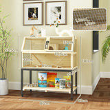 4goodz Hamsterkooi van Hout 87x43x101 cm Knaagdierkooi
