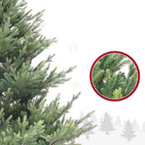 Kunstkerstboom van Noorse spar met metalen voet - 1046 takpunten - 180 cm - Ø157 cm Breed